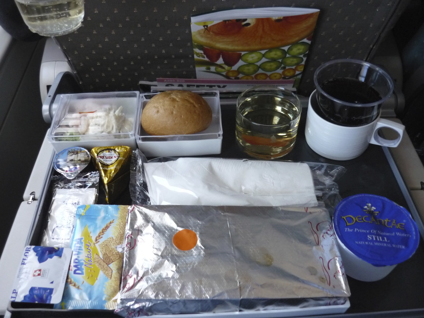 Essen im A380